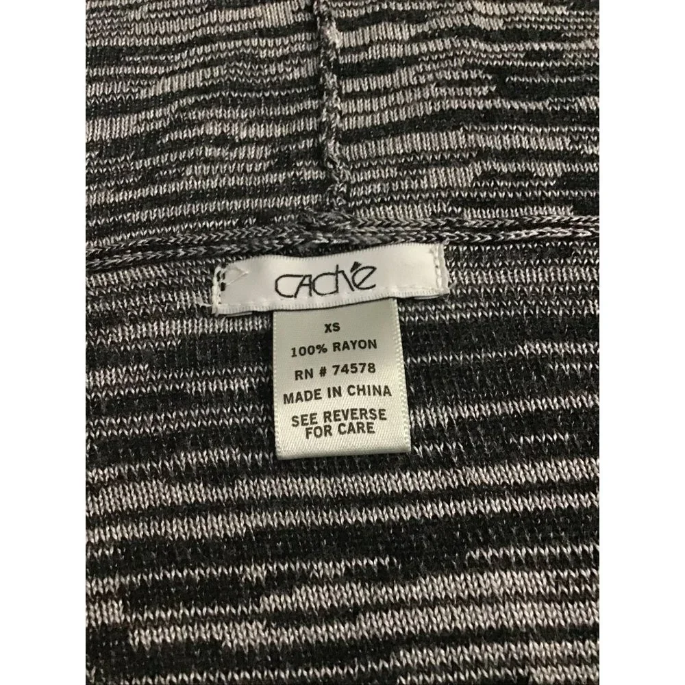 Cache Women’s Lightweight Knit Cardigan XS Gray - Picture 3 of 9